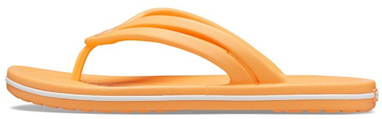 (Women) Crocs Flip-Flops Orange 206100-801 Buy (Women) Crocs Flip-Flops Orange 206100-801