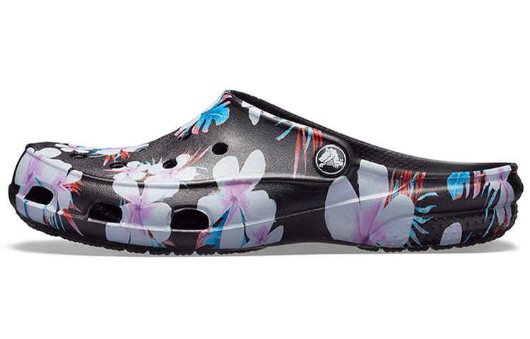 (Women) Crocs Freesail 'Black Floral Print' 205634-98F