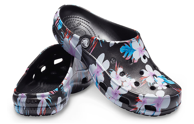 Shop (W) Crocs Freesail ''Imprimé Floral Noir'' 205634-98F