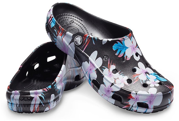 (W) Crocs Freesail 'Corak Bunga Hitam' 205634-98F Shop (W) Crocs Freesail 'Corak Bunga Hitam' 205634-98F