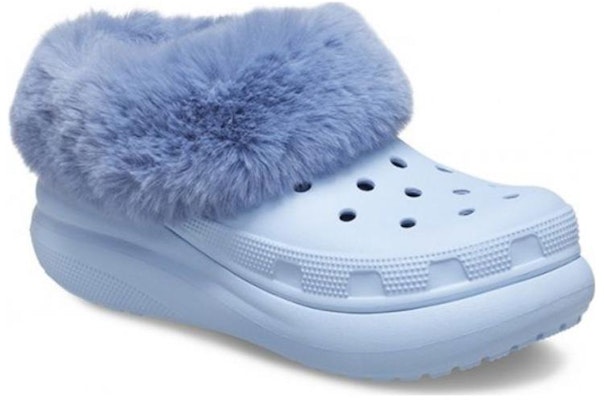 Crocs卡駱馳 Furever 厚底潮流 舒適百搭 洞洞鞋 女款 藍色 Lookbook Crocs卡駱馳 Furever 厚底潮流 舒適百搭 洞洞鞋 女款 藍色