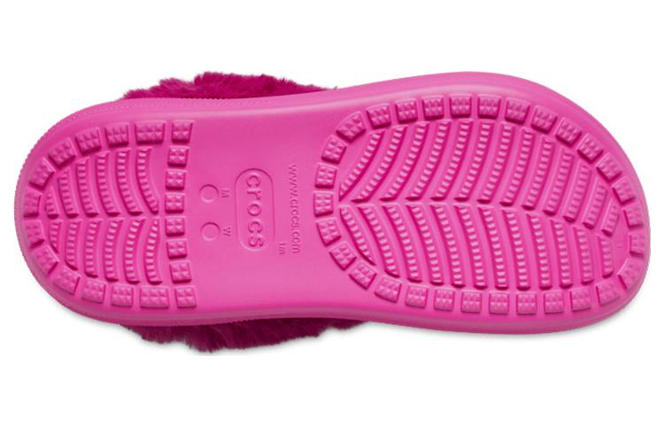 Sizing (W) Sabots Crocs Furever Crush ''Juice''. 208446-6UB