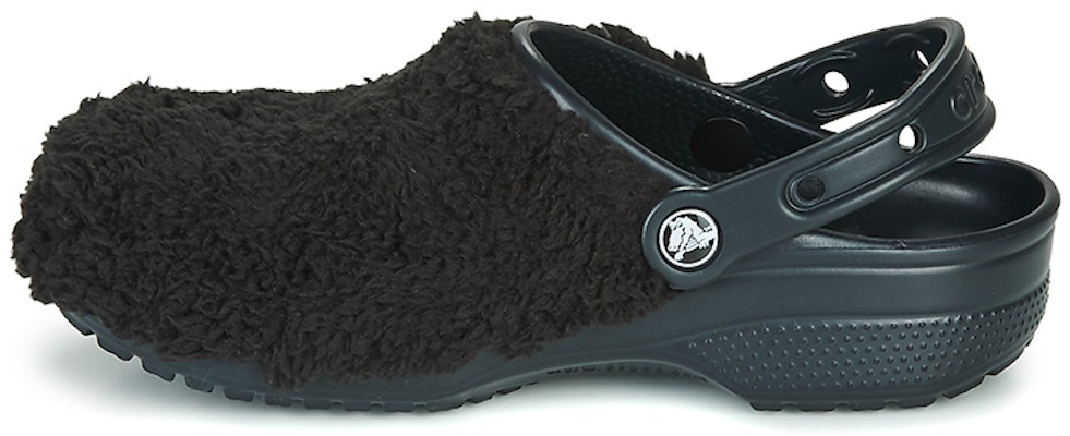 Crocs 卡駱馳 Fuzz Mania Clog 暖絨拖鞋 女款 黑色 Buy Crocs 卡駱馳 Fuzz Mania Clog 暖絨拖鞋 女款 黑色