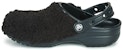 (W) Crocs Fuzz Mania Clog 'Hitam' 206625-001