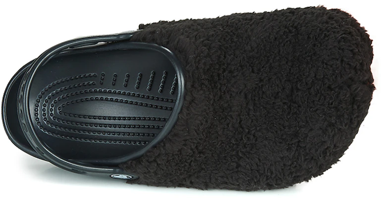 (Women) Crocs Fuzz Mania Clog 'Black' 206625-001 Lookbook (Women) Crocs Fuzz Mania Clog 'Black' 206625-001