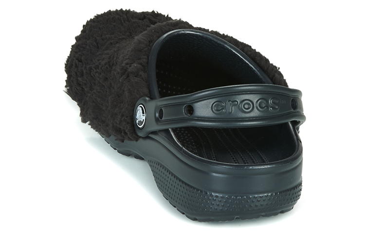 Details for (Women) Crocs Fuzz Mania Clog 'Black' 206625-001