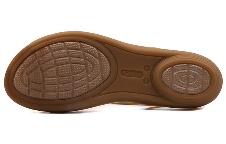 Shop (W) Sandal Crocs Warna Emas 'Gold' 202465-276