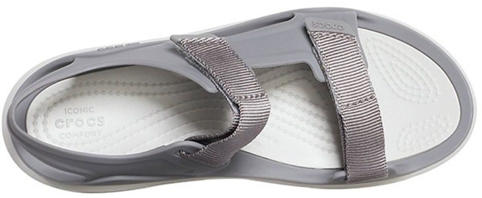 (Women) Crocs Gray Sandals 206527-06J Shop (Women) Crocs Gray Sandals 206527-06J