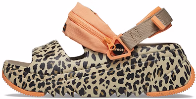 (Women) Crocs Hiker Xscape Animal Sandals 'Khaki Leopard' 208611-2BY (Women) Crocs Hiker Xscape Animal Sandals 'Khaki Leopard' 208611-2BY