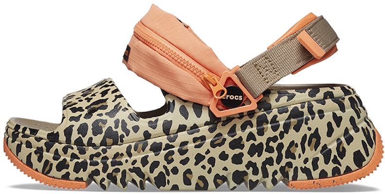 (Women) Crocs Hiker Xscape Animal Sandals 'Khaki Leopard' 208611-2BY Order (Women) Crocs Hiker Xscape Animal Sandals 'Khaki Leopard' 208611-2BY