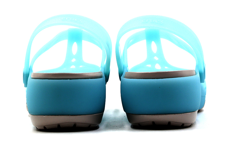 Lookbook (Women) Crocs ice blue Sandals 'Blue Gold' 204939-4CW