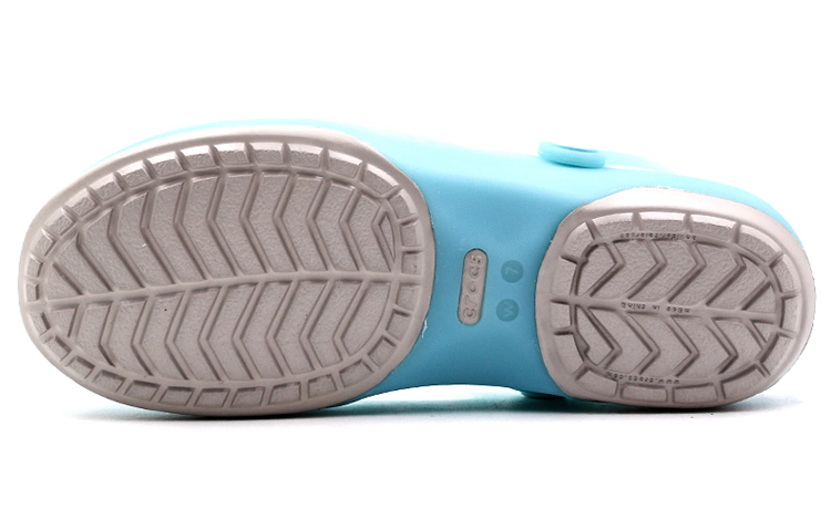 Shop (Women) Crocs ice blue Sandals 'Blue Gold' 204939-4CW