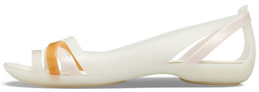 (W) Sandal Crocs II Flat Putih Jingga 204912-12U Buy (W) Sandal Crocs II Flat Putih Jingga 204912-12U