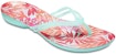 (W) Crocs Isabella Selipar Jepun 'Merah Biru' 204196-31O