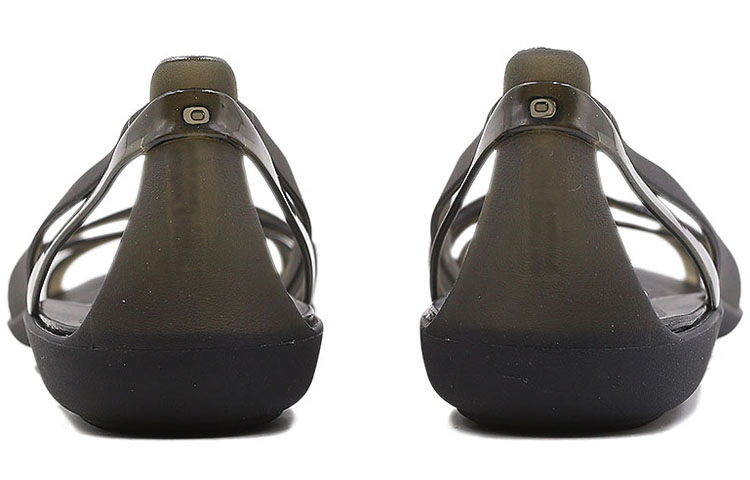 Shop Crocs 伊莎貝拉II代 簡約休閒平底涼鞋 女款 黑色