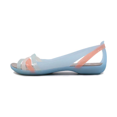 (W) Crocs Isabella II Flat Sandal 'Blue Orange'