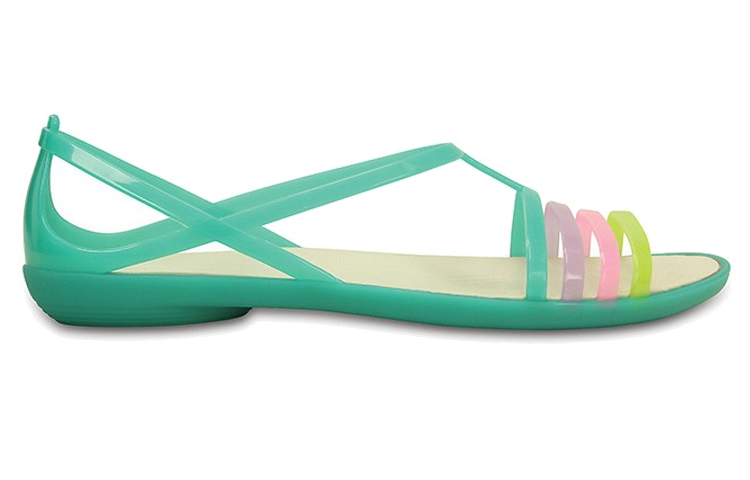 Order Crocs Isabella 輕便防水休閒露趾涼鞋 女款 海島綠