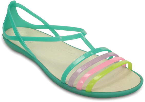Crocs Isabella 輕便防水休閒露趾涼鞋 女款 海島綠 Lookbook Crocs Isabella 輕便防水休閒露趾涼鞋 女款 海島綠