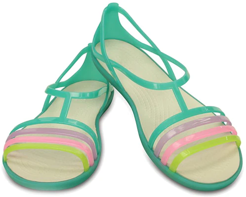 Crocs Isabella 輕便防水休閒露趾涼鞋 女款 海島綠 Shop Crocs Isabella 輕便防水休閒露趾涼鞋 女款 海島綠