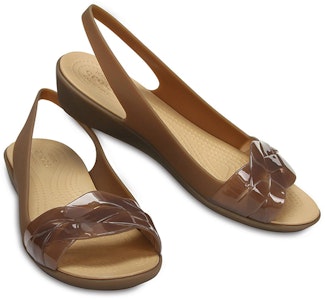 (W) Crocs Isabella 棕色露跟鞋 204774-81D Shop (W) Crocs Isabella 棕色露跟鞋 204774-81D