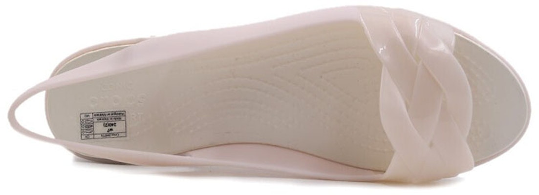 Crocs Isabella 露跟時尚休閒涼鞋 女款 裸粉 Shop Crocs Isabella 露跟時尚休閒涼鞋 女款 裸粉