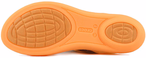 Shop Crocs 伊莎貝拉 束帶涼鞋 女款 蜜瓜橘