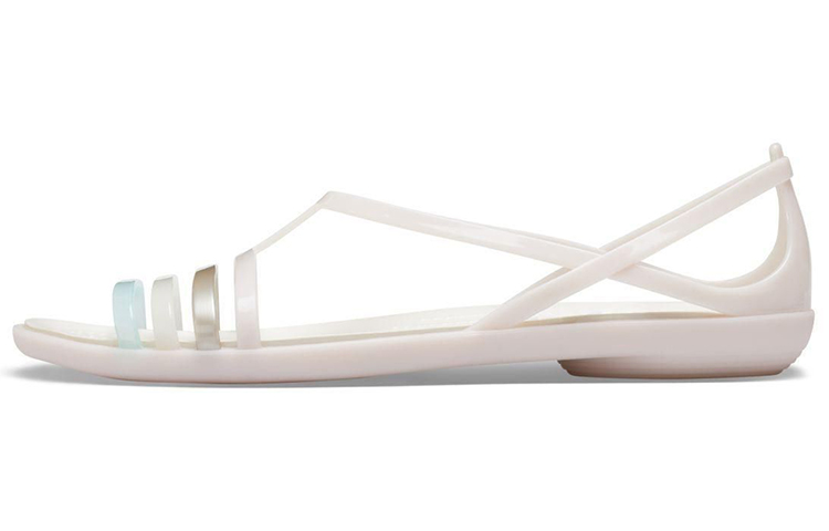 (Women) Crocs Isabella Strappy Sandal 'White Comfort' 202465-6PM