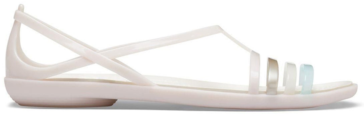 (Women) Crocs Isabella Strappy Sandal 'White Comfort' 202465-6PM Order (Women) Crocs Isabella Strappy Sandal 'White Comfort' 202465-6PM