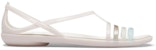 (W) Crocs Isabella Strappy Sandal 'White Comfort' - Sandal Putih Selesa 202465-6PM