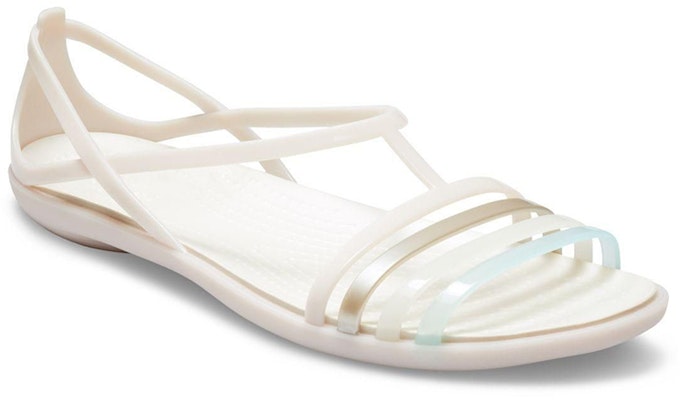 (Women) Crocs Isabella Strappy Sandal 'White Comfort' 202465-6PM Lookbook (Women) Crocs Isabella Strappy Sandal 'White Comfort' 202465-6PM