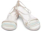 Shop Crocs卡駱馳 伊莎貝拉 簡約舒適束帶運動涼鞋 女款 白色