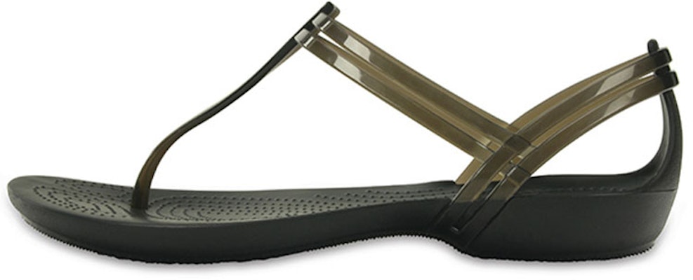 (Women) Crocs Isabella T-strap 'Black Sport Sandal' 202467-001 Buy (Women) Crocs Isabella T-strap 'Black Sport Sandal' 202467-001