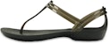 (W) Crocs Isabella T-strap 'Sandal Sukan Hitam' 202467-001