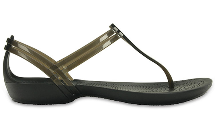 Order Crocs Isabella T-strap 戶外運動 潮流運動涼鞋 女款 黑色