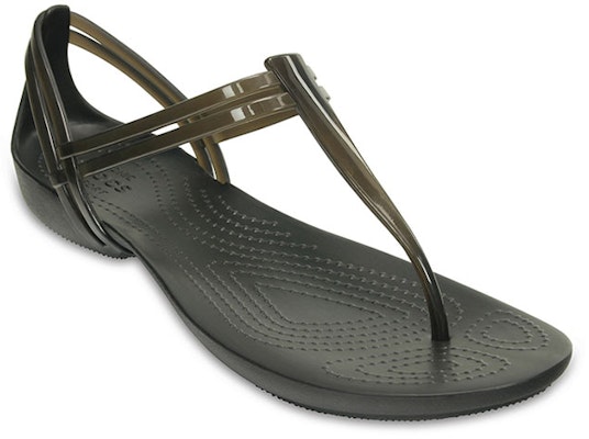 (Women) Crocs Isabella T-strap 'Black Sport Sandal' 202467-001 Lookbook (Women) Crocs Isabella T-strap 'Black Sport Sandal' 202467-001