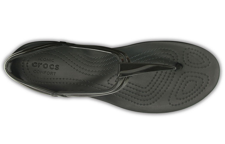 Purchase Crocs Isabella T-strap 戶外運動 潮流運動涼鞋 女款 黑色