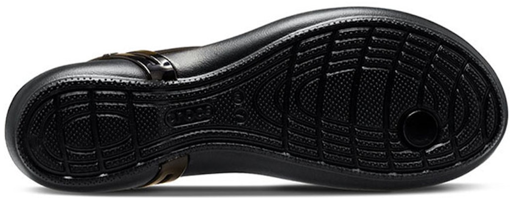 (Women) Crocs Isabella T-strap 'Black Sport Sandal' 202467-001 Sizing (Women) Crocs Isabella T-strap 'Black Sport Sandal' 202467-001