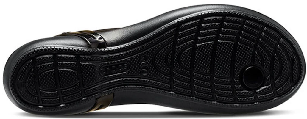 Crocs Isabella T-strap 戶外運動 潮流運動涼鞋 女款 黑色 Sizing Crocs Isabella T-strap 戶外運動 潮流運動涼鞋 女款 黑色