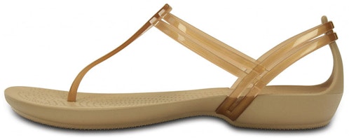 (Women) Crocs Isabella T-strap 'Bronze' 202467-854 (Women) Crocs Isabella T-strap 'Bronze' 202467-854