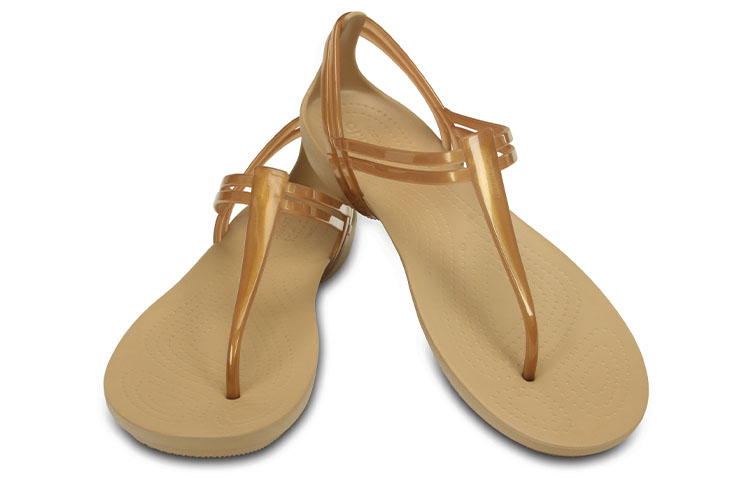 Shop 卡駱馳 Isabella T字帶 輕便透氣 簡約休閒涼鞋 女款 古銅色