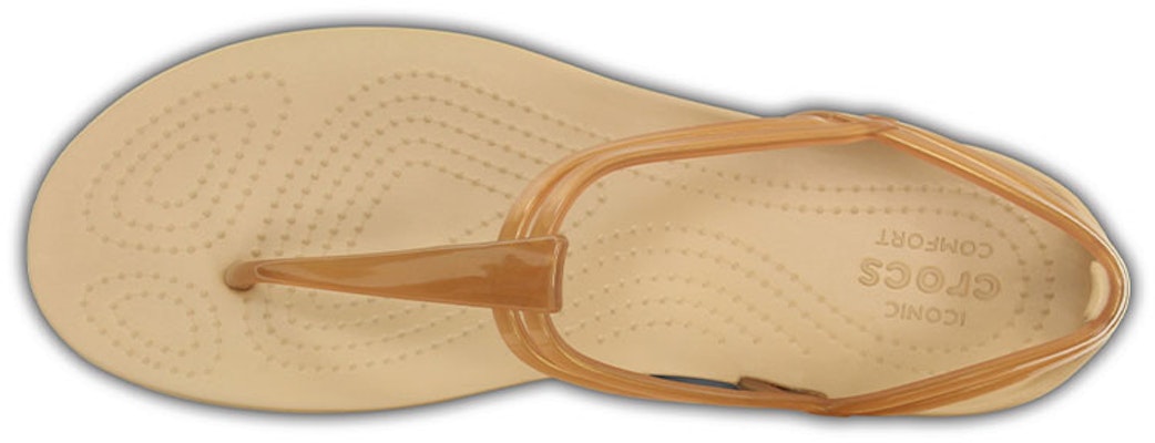 (Women) Crocs Isabella T-strap 'Bronze' 202467-854 Purchase (Women) Crocs Isabella T-strap 'Bronze' 202467-854