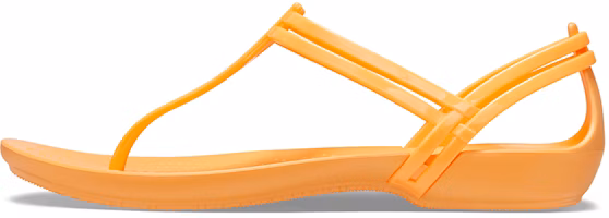 (Women) Crocs Isabella T-Strap 'Orange Comfort Sport' 202467-801 (Women) Crocs Isabella T-Strap 'Orange Comfort Sport' 202467-801