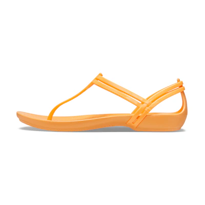 (W) Crocs Isabella T-Strap 'Orange CMFT Sport'