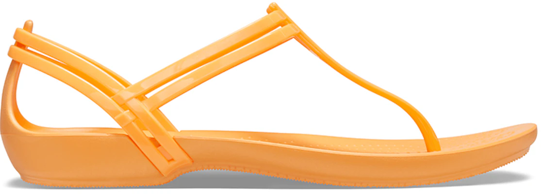 Crocs Isabella T 字帶輕便舒適運動涼鞋 女款 橙色 Order Crocs Isabella T 字帶輕便舒適運動涼鞋 女款 橙色