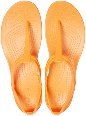 Crocs Isabella T 字帶輕便舒適運動涼鞋 女款 橙色 Purchase Crocs Isabella T 字帶輕便舒適運動涼鞋 女款 橙色