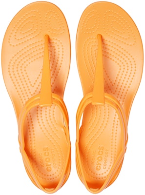 (Women) Crocs Isabella T-Strap 'Orange Comfort Sport' 202467-801 Purchase (Women) Crocs Isabella T-Strap 'Orange Comfort Sport' 202467-801