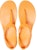 (W) Crocs Isabella T-Strap 'Orange Comfort Sport' Dalam Warna Oren Selesa Sukan 202467-801