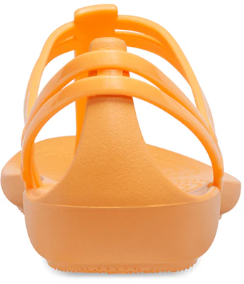 Crocs Isabella T 字帶輕便舒適運動涼鞋 女款 橙色 Details for Crocs Isabella T 字帶輕便舒適運動涼鞋 女款 橙色