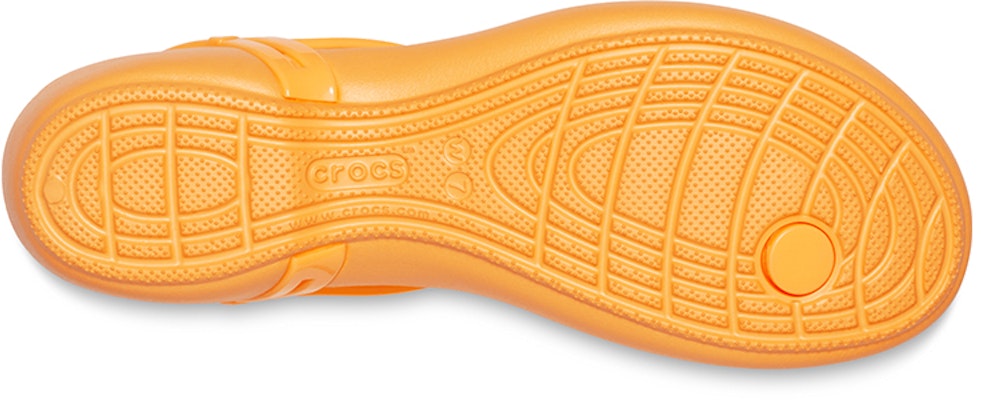 (Women) Crocs Isabella T-Strap 'Orange Comfort Sport' 202467-801 Sizing (Women) Crocs Isabella T-Strap 'Orange Comfort Sport' 202467-801