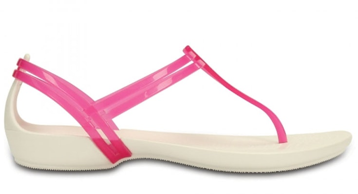 (Women) Crocs Isabella T-Strap 'Red White' 202467-62E Order (Women) Crocs Isabella T-Strap 'Red White' 202467-62E